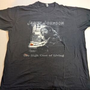 Jamey Johnson The High Cost Of Living  2014 Vintage Concert Tour Tee Shirt 2XL